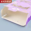 Disposable portable cake packing box