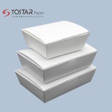White cardboard Paper Meal Box
